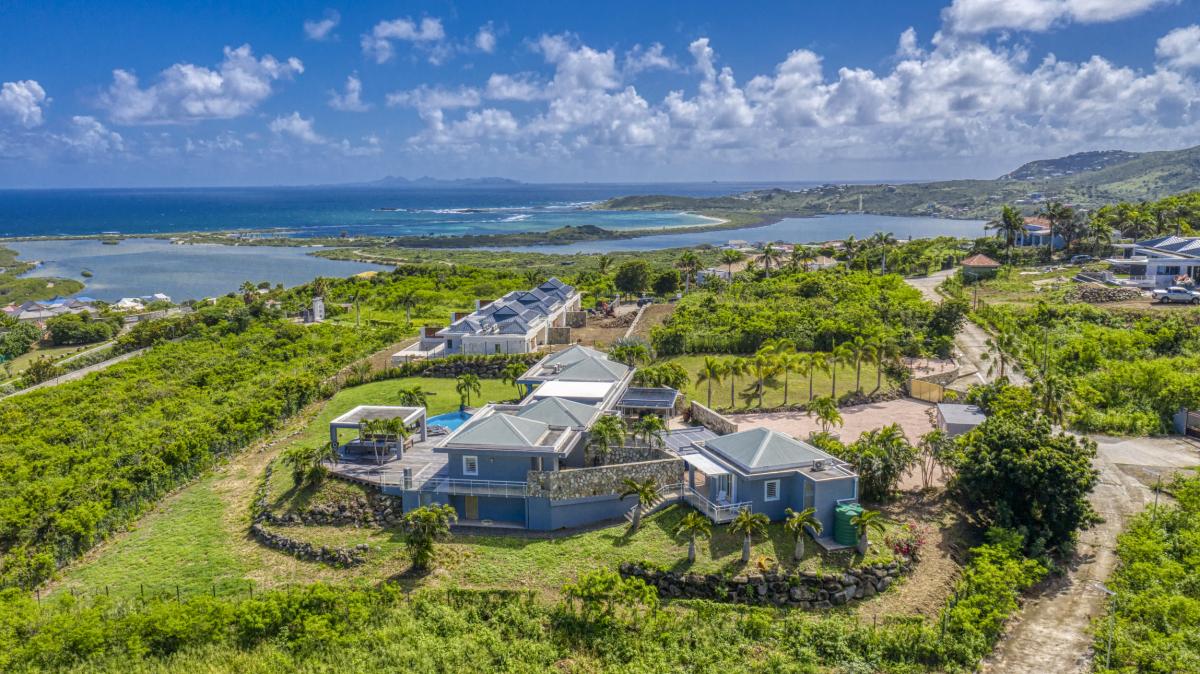 Location Villa Baie Orientale Saint Martin-vue hauteur-47